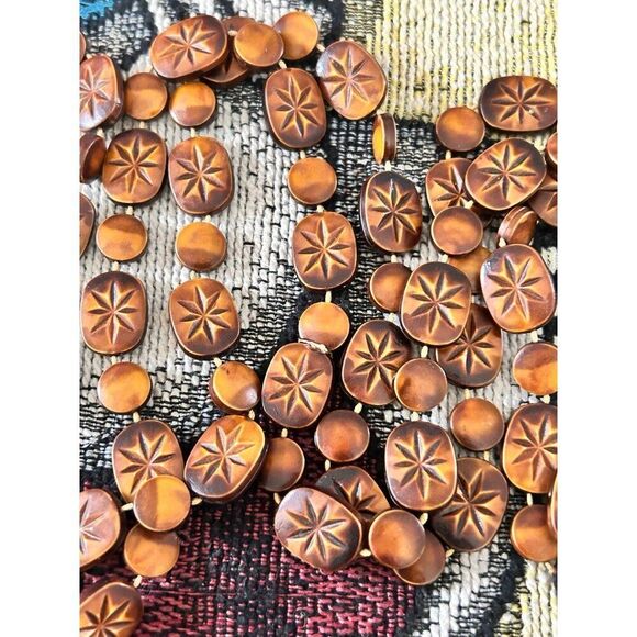 Long Wooden Necklace - Picture 3 of 4